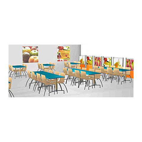 Osprey Canteen Tables & Dining Sets Heavy-Duty Steel Base & Easy-Clean Table, Offix Furniture