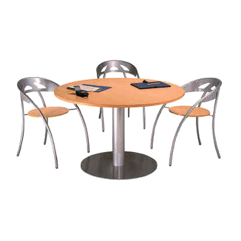 Gyrfalcon Canteen Tables & Dining Sets Heavy-Duty Steel Base & Easy-Clean Table, Offix Furniture