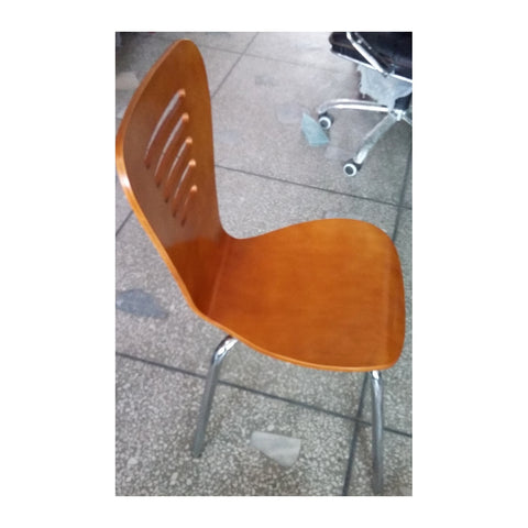 Divael Dining & Canteen Chairs Easy-Clean Poly Shell & Metal Base, Offix Furniture