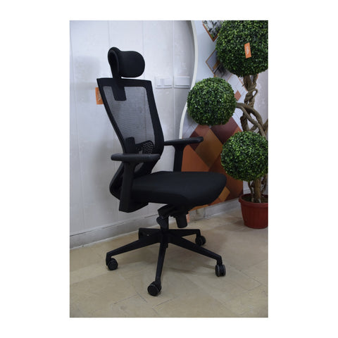 Hibi High Back Executive Chairs Padded Arms & Hydraulic Base, Offix Furniture