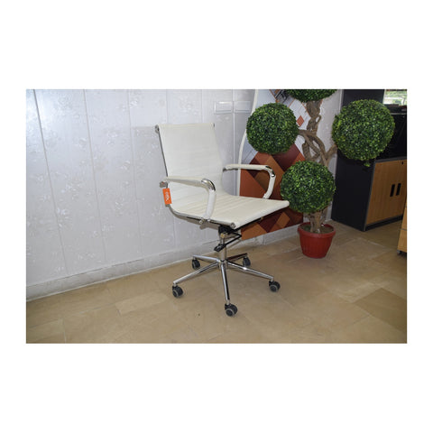 Baroque Medium Back Managerial Chairs Breathable Mesh & Hydraulic Lift, Offix Furniture
