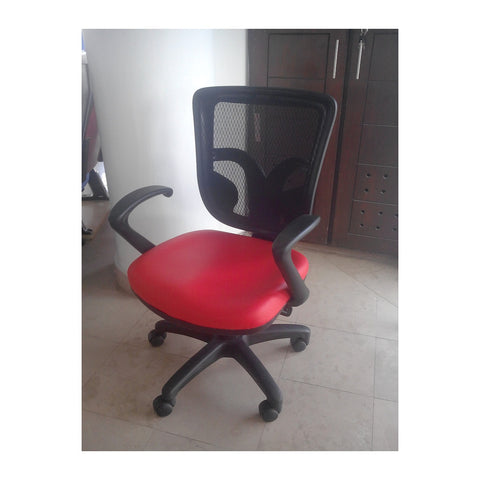 Solenet Medium Back Managerial Chairs Breathable Mesh & Hydraulic Lift, Offix Furniture