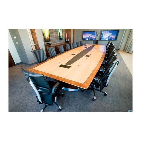 Calaita Conference & Boardroom Tables Multi-Seater Layout & Concealed Wire Box, Offix Furniture
