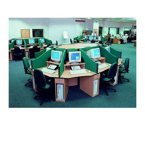 Scorpius Call Centre Carrels & Cubicles Sound-Dampening Fabric Privacy Partitions, Offix Furniture