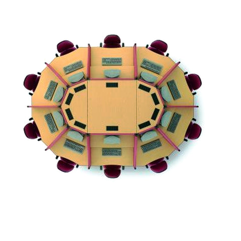 Aquarius Call Centre Carrels & Cubicles Sound-Dampening Fabric Privacy Partitions, Offix Furniture