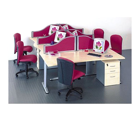 Pisces Call Centre Carrels & Cubicles Sound-Dampening Fabric Privacy Partitions, Offix Furniture
