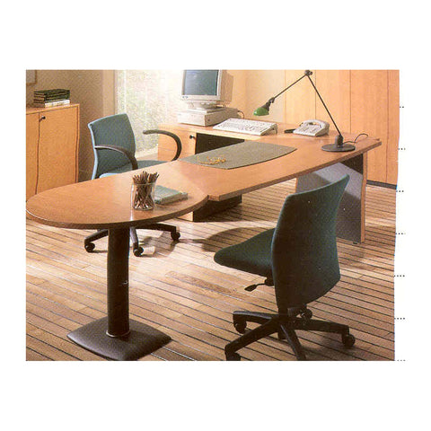 Faroex Classic Executive Desks Integrated Pedestal Drawers & PVC Edge, Offix Furniture