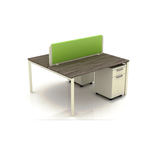 Falcon Modular Office Workstations Cluster Pod Layout & Acoustic Screen Dividers, Offix Furniture