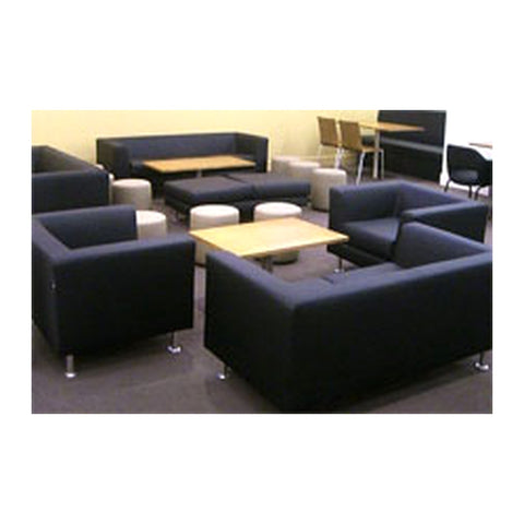 Noble Classroom Desks & Dual Benches Integrated 2-Student Bench & Metal Frame, Offix Furniture