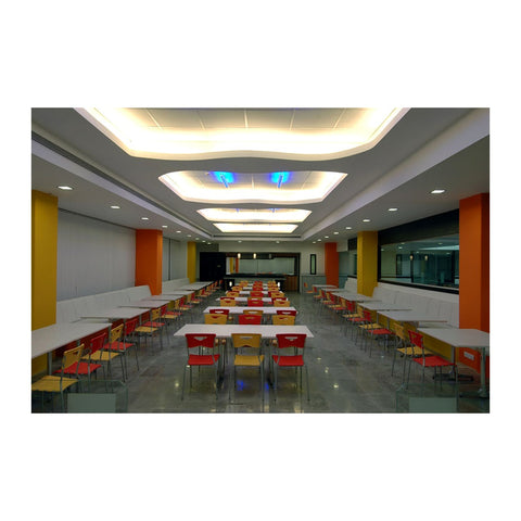 Imperial Classroom Desks & Dual Benches Integrated 2-Student Bench & Metal Frame, Offix Furniture