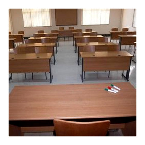 Aeroa Classroom Desks & Dual Benches Integrated 2-Student Bench & Metal Frame, Offix Furniture