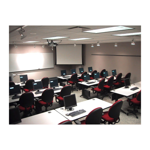 Aeroit IT & Computer Lab Furniture Integrated Cable Raceway & CPU Mounting, Offix Furniture