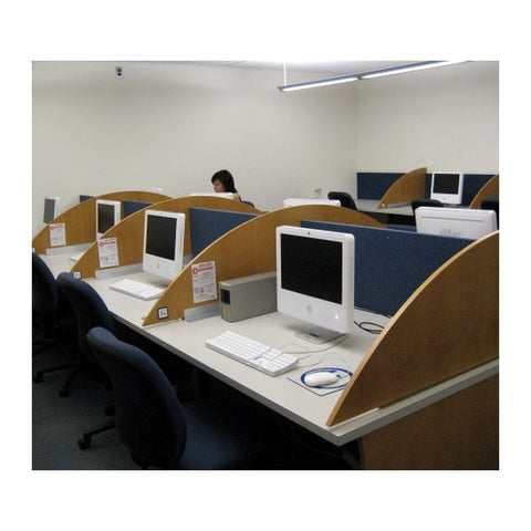 Aeroix IT & Computer Lab Furniture Integrated Cable Raceway & CPU Mounting, Offix Furniture