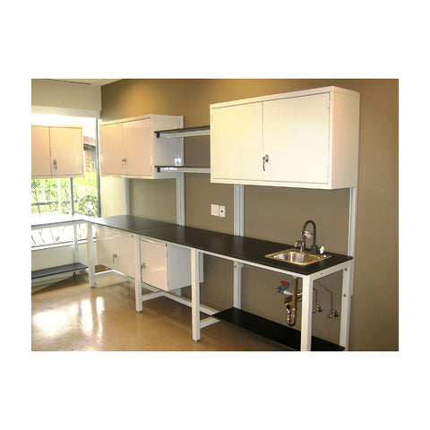 Apexen Science & Lab Workbenches Chemical-Resistant Top & Heavy Steel Base, Offix Furniture