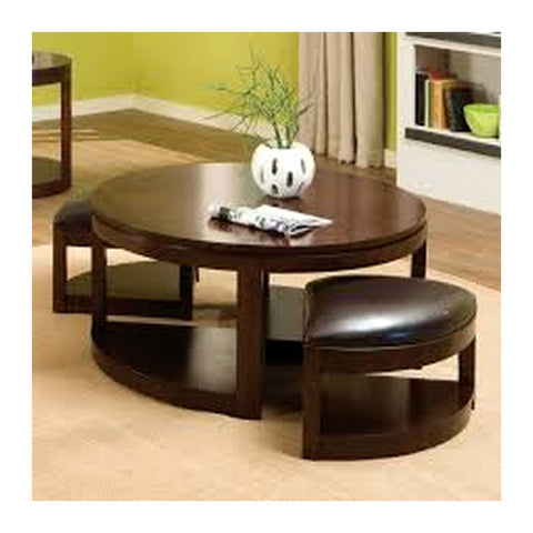 Ariaun Center & Coffee Tables Laminated Coffee Tabletop & Sturdy Base, Offix Furniture