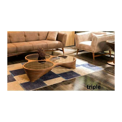 Bellic Center & Coffee Tables Laminated Coffee Tabletop & Sturdy Base, Offix Furniture