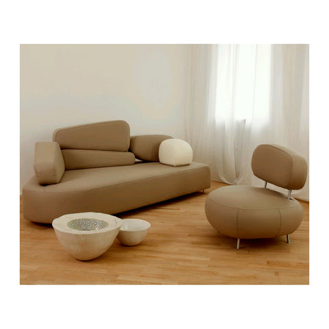 Lester Office Sofas (1/2/3 Seater) Acacia Wood Internal Frame & Leatherite, Offix Furniture