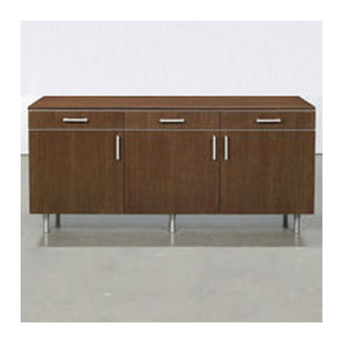 Crestit Executive Credenzas & Cabinets Locking Hinged Doors & Filing Drawers, Offix Furniture