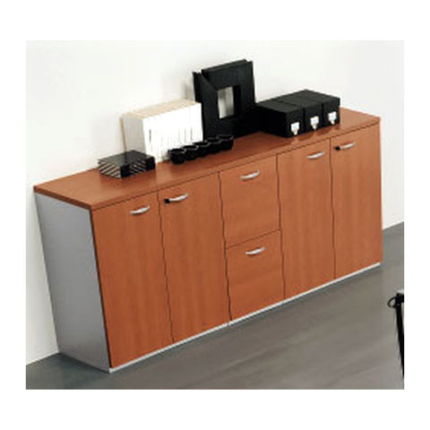 Crestya Executive Credenzas & Cabinets Locking Hinged Doors & Filing Drawers, Offix Furniture