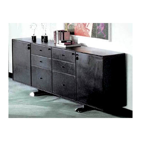 Daraer Executive Credenzas & Cabinets Locking Hinged Doors & Filing Drawers, Offix Furniture