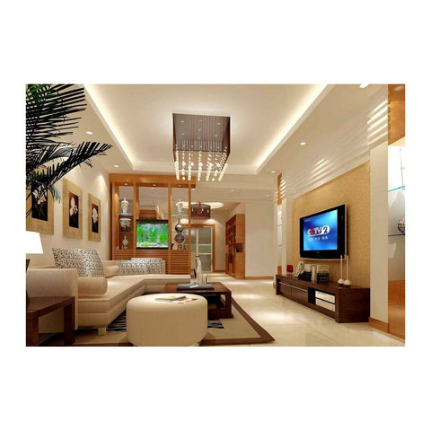 Manoius Media Consoles & LCD Units Wall LCD Mount Panel & Low Credenza Unit, Offix Furniture