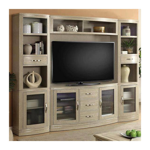 Mesaio Media Consoles & LCD Units Wall LCD Mount Panel & Low Credenza Unit, Offix Furniture