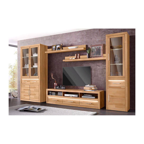 Mesaix Media Consoles & LCD Units Wall LCD Mount Panel & Low Credenza Unit, Offix Furniture