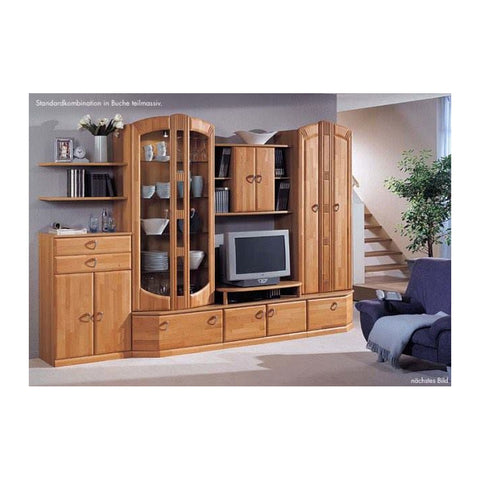 Mesaos Media Consoles & LCD Units Wall LCD Mount Panel & Low Credenza Unit, Offix Furniture