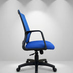 Pulse Ergonomic Task Chair – Cobalt Blue Mesh - Angle 1