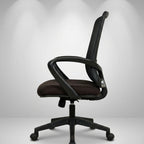 Solace Curved Back Mesh Office Chair – Onyx Black - Angle 1