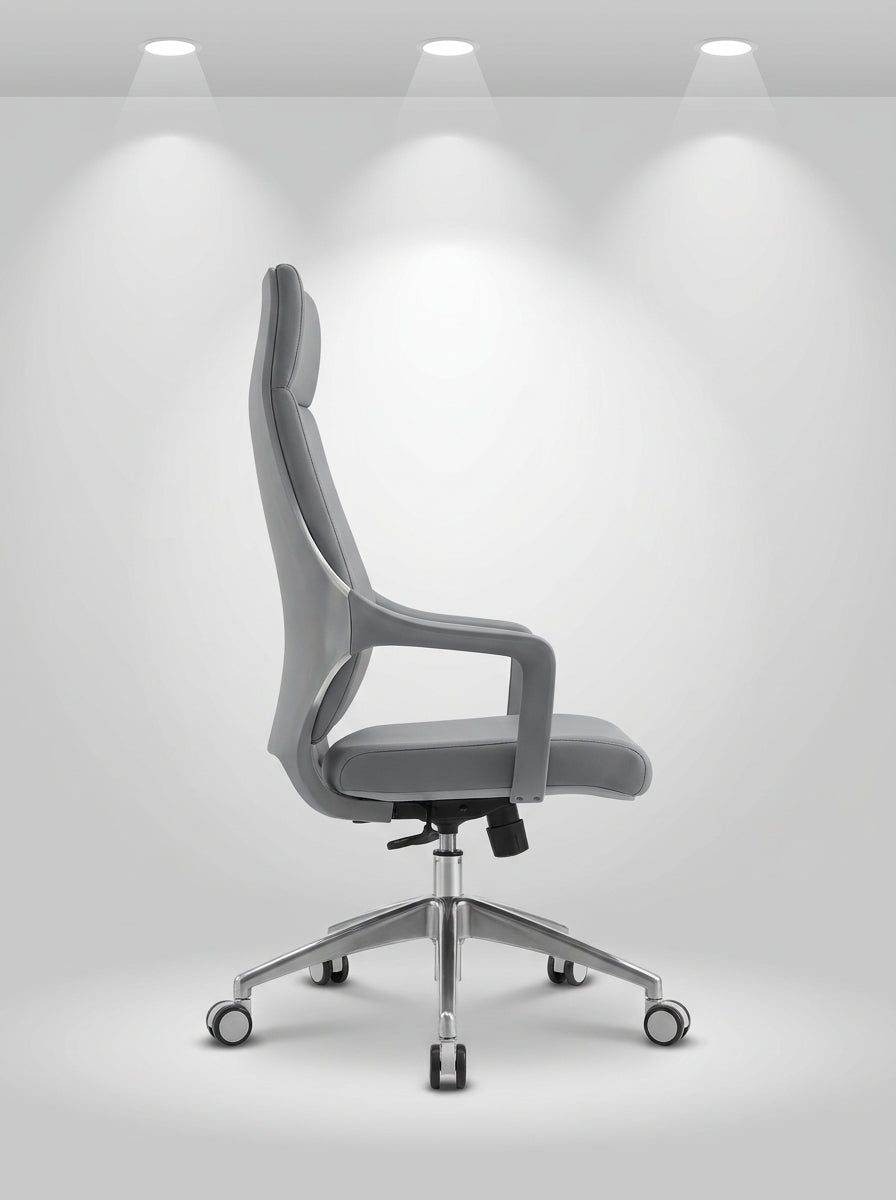 Kona Mesh Cantilever Visitor Chair – Cool Gray