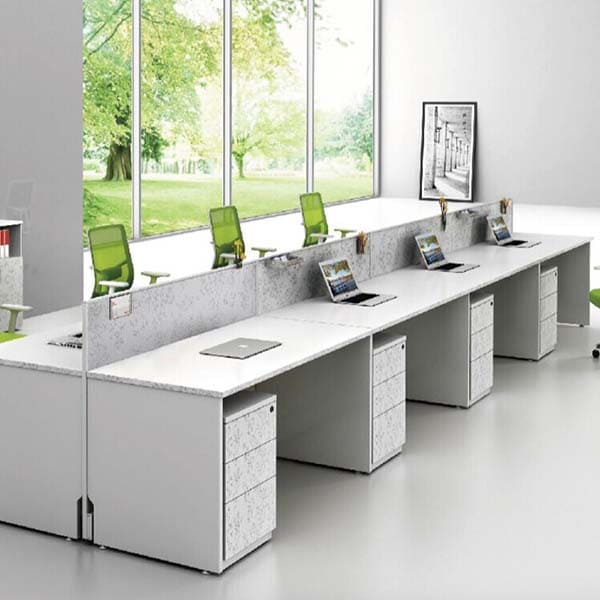Linear Workstation for 8 Person
