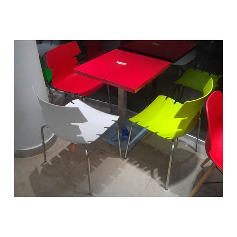 Birlea Canteen Tables & Dining Sets Heavy-Duty Steel Base & Easy-Clean Table, Offix Furniture