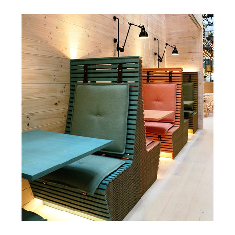 Stripes Canteen Tables & Dining Sets Heavy-Duty Steel Base & Easy-Clean Table, Offix Furniture