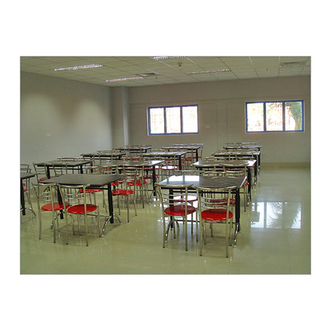 Octans Canteen Tables & Dining Sets Heavy-Duty Steel Base & Easy-Clean Table, Offix Furniture