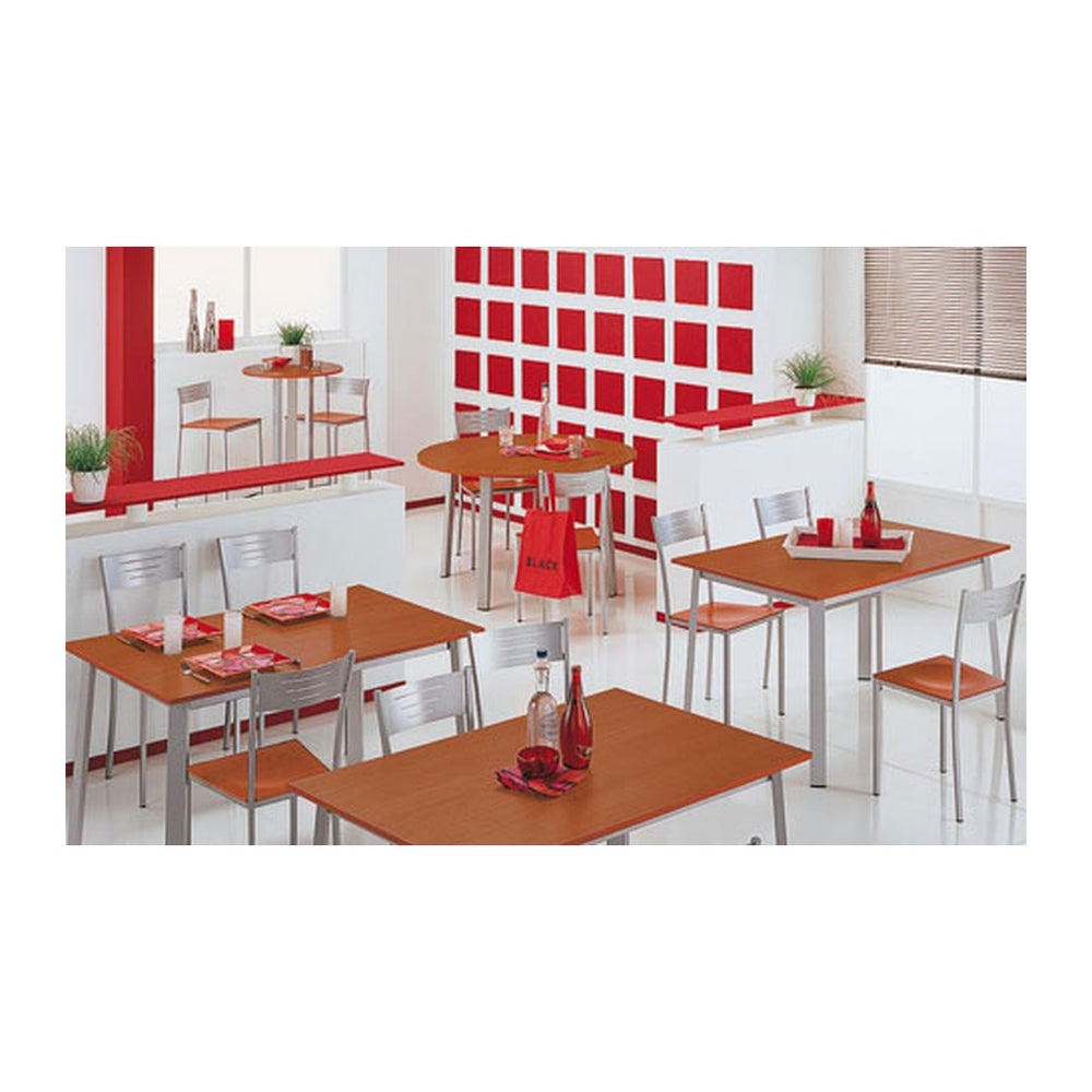 Canteen Tables & Dining Sets Merlin (023) – Heavy-Duty Steel Base & Easy-Clean Table