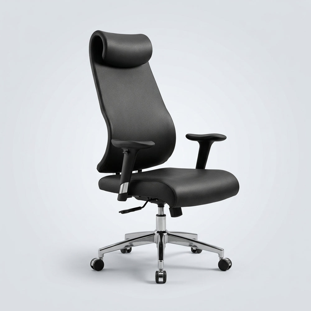 High Back Executive Chairs Benzen (BENZEN-DW) – Padded Arms & Hydraulic Base