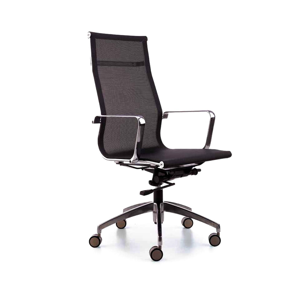 High Back Executive Chairs Mesh (MESH-AS) – Padded Arms & Hydraulic Base