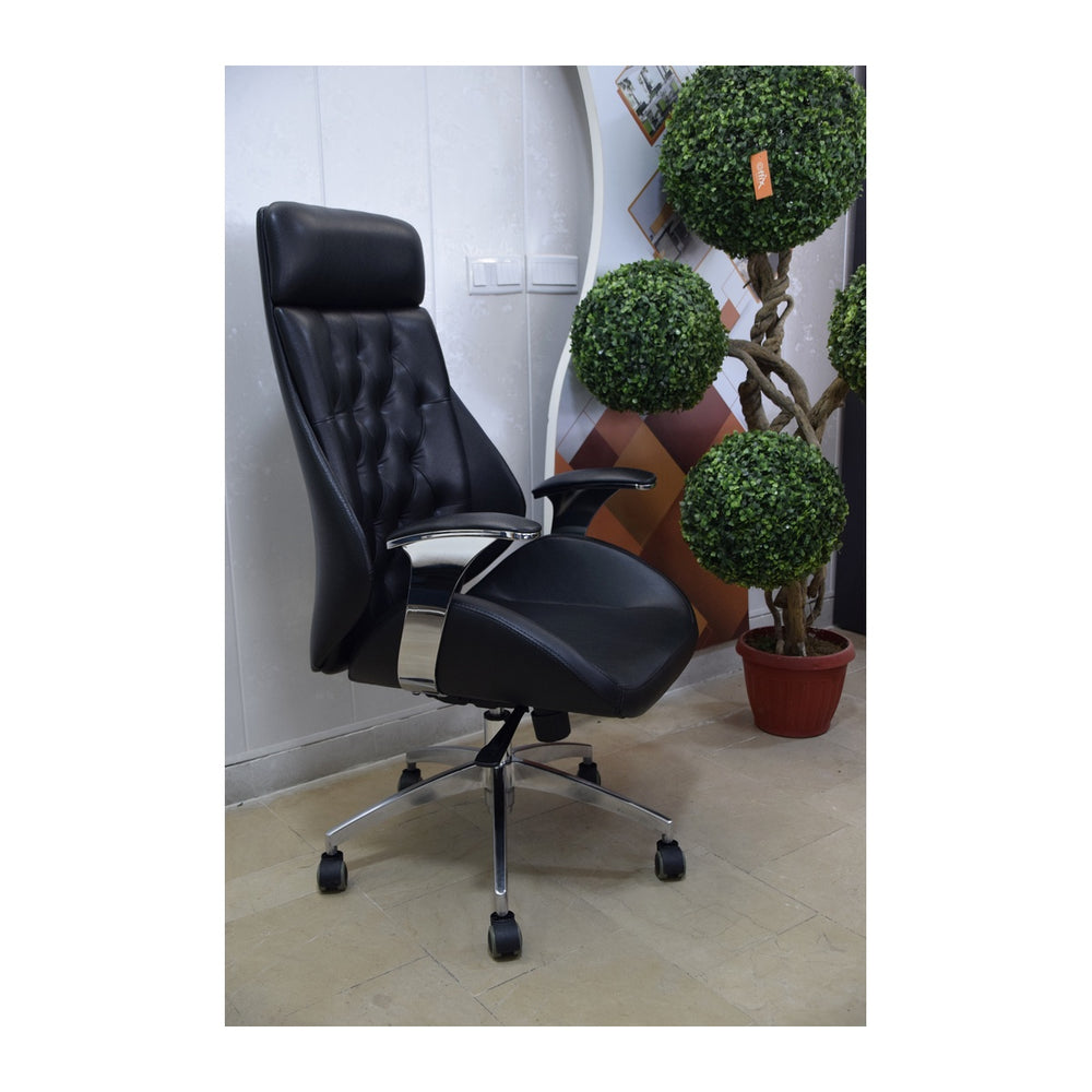 High Back Executive Chairs Wadi (WADI-BL) – Padded Arms & Hydraulic Base