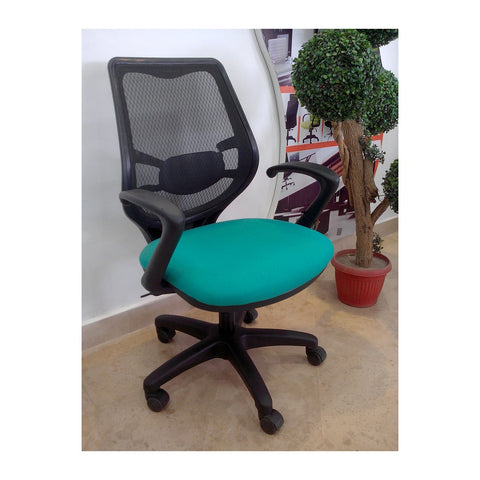 Neo Medium Back Managerial Chairs Breathable Mesh & Hydraulic Lift, Offix Furniture