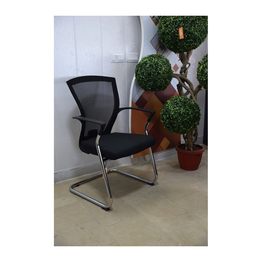 Visitor & Guest Chairs Curvy (CURVY-V-BL) – Heavy-Duty Sled Base & Padded Seat
