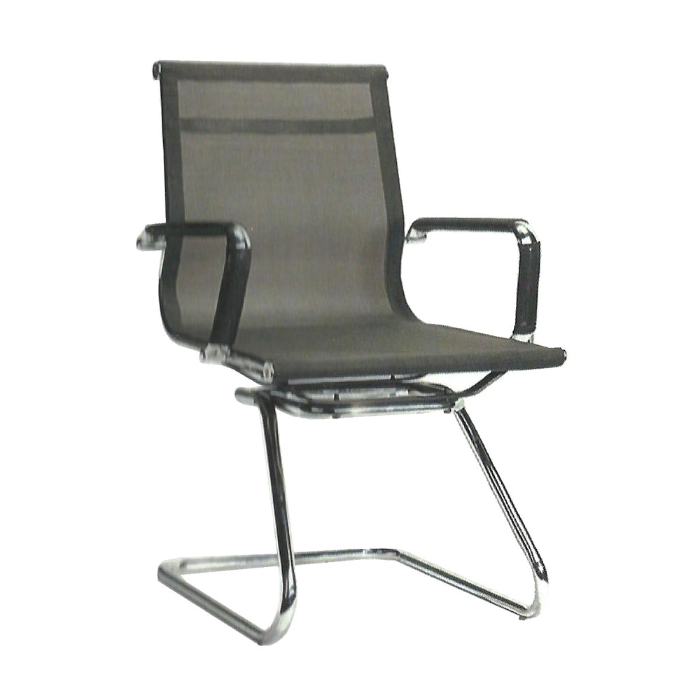Visitor & Guest Chairs Nevins (MESH-V-AS) – Heavy-Duty Sled Base & Padded Seat