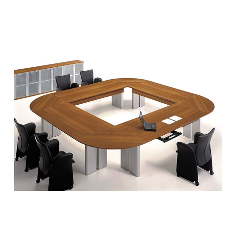 Etihadi Conference & Boardroom Tables Multi-Seater Layout & Concealed Wire Box, Offix Furniture