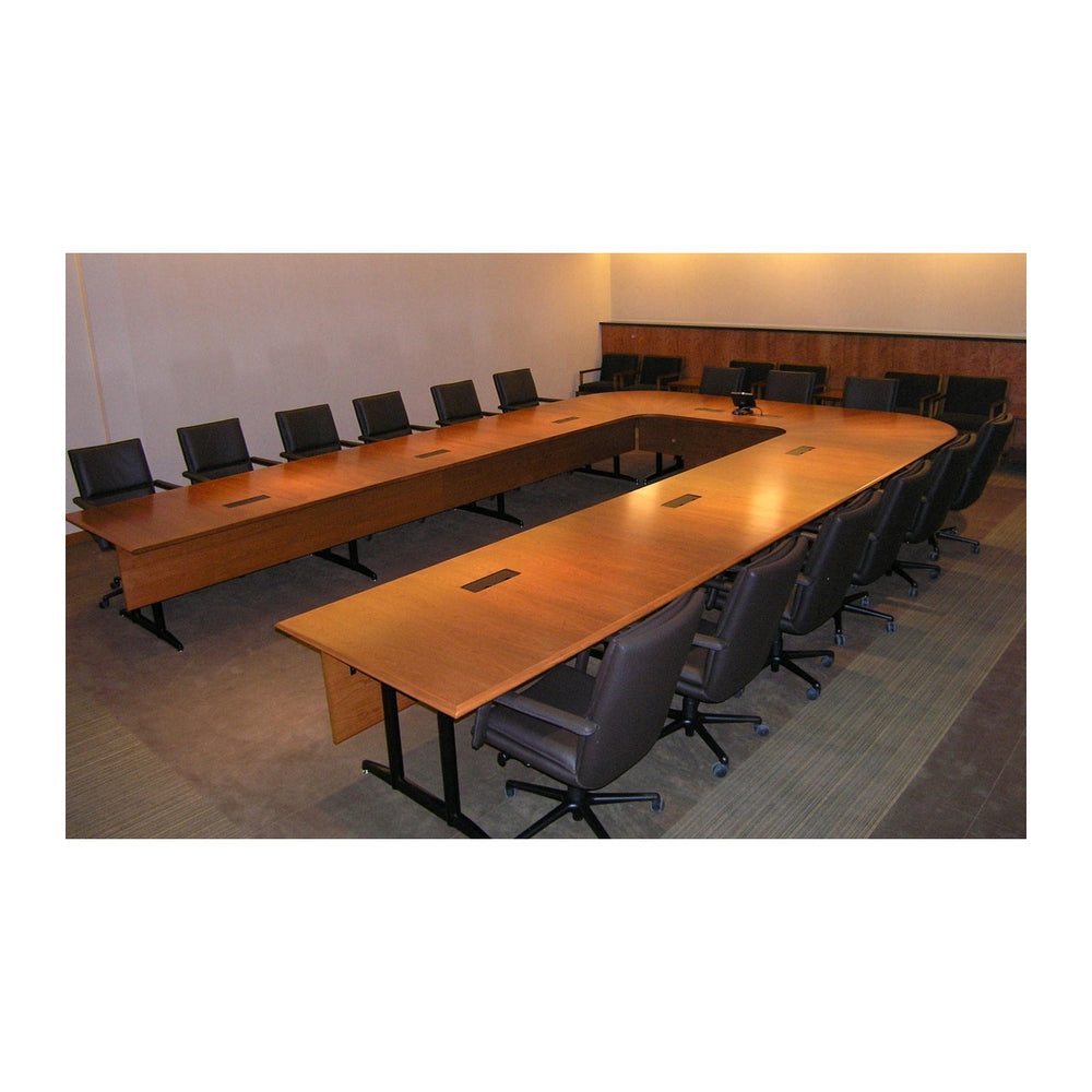 Conference & Boardroom Tables Brioian (007) – Multi-Seater Layout & Concealed Wire Box