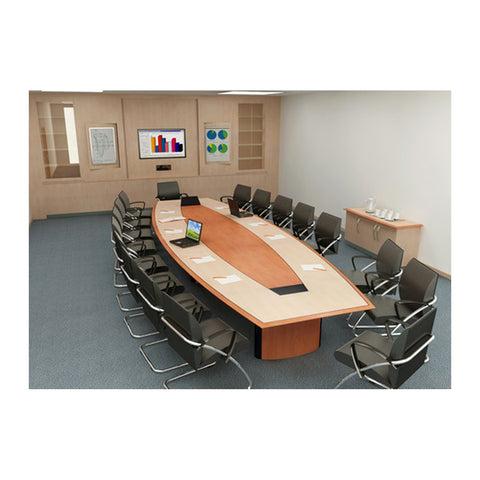 Cleoen Conference & Boardroom Tables Multi-Seater Layout & Concealed Wire Box, Offix Furniture
