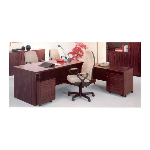 Epicir Classic Executive Desks Integrated Pedestal Drawers & PVC Edge, Offix Furniture