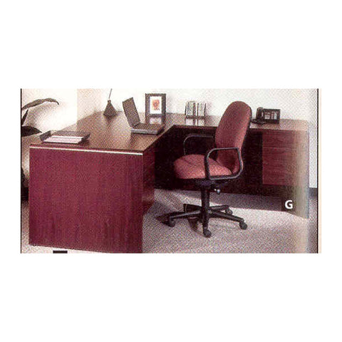 Epicent Classic Executive Desks Integrated Pedestal Drawers & PVC Edge, Offix Furniture