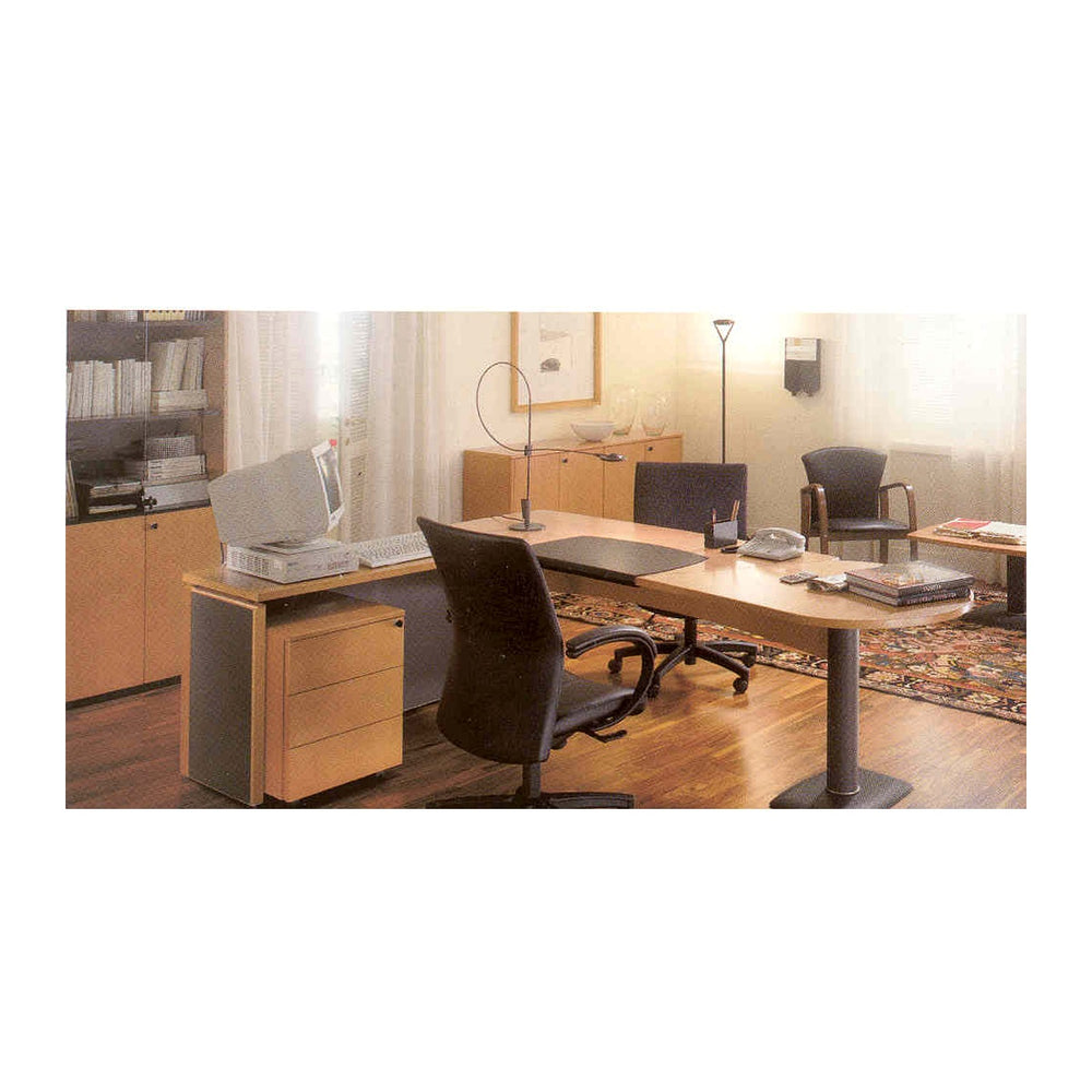 Classic Executive Desks Faroes (063) – Integrated Pedestal Drawers & PVC Edge