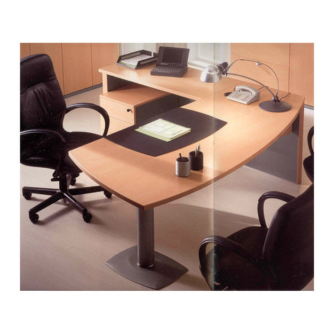 Faroio Classic Executive Desks Integrated Pedestal Drawers & PVC Edge, Offix Furniture
