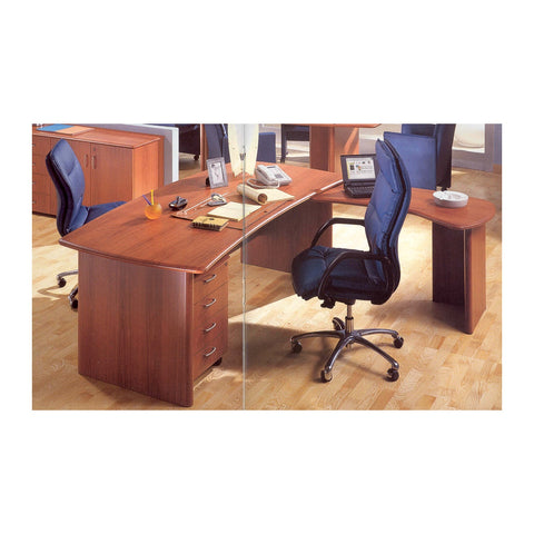 Faroit Classic Executive Desks Integrated Pedestal Drawers & PVC Edge, Offix Furniture